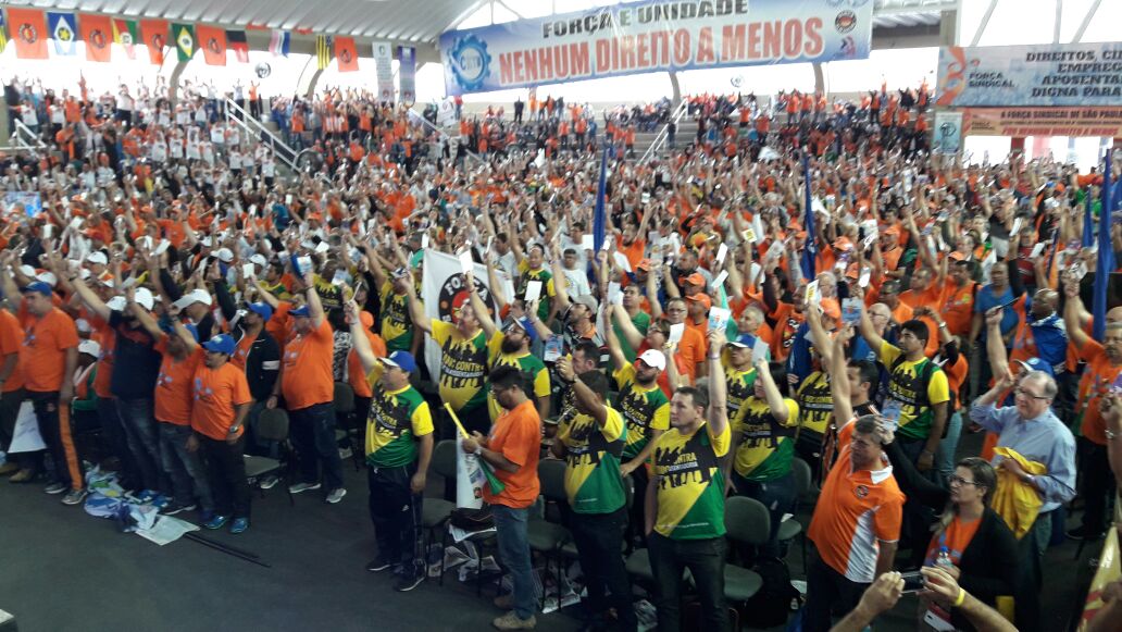 Em Congresso Nacional, Força Sindical lança Moção de Repúdio